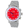 Adee Kaye Quartz Red Dial Mens Watch AK2268SS-40 1