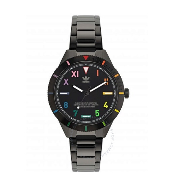 Adidas Edition Three Black Dial Unisex Watch AOFH22055 1