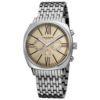 Akribos Cream Dial Stainless Steel Mens Watch AK636SSW 1