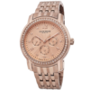 Akribos Multifunction Rose Dial Rose Gold-tone Ladies Watch AK626RG 1