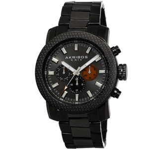 Akribos XXIV Black Mens Watch AK684BK 1