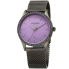 Akribos XXIV Purple Square-Textured Dial Ladies Watch AK967GNPU 1