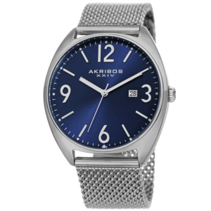 Akribos XXIV Quartz Blue Dial Mens Watch AK1026BU 1