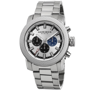 Akribos XXIV White Mens Watch AK684SS 1