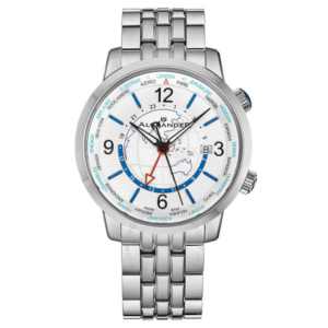 Alexander Alexander 2 Quartz Silver Dial Mens Watch A171B-01 1