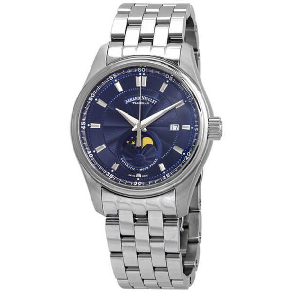 Armand Nicolet MH2 Automatic Blue Dial Mens Watch A640L-BU-MA2640A 1