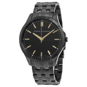 Armani Exchange Black Dial Stainless Steel Mens Watch AX2144 1