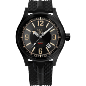 Ball Fireman Automatic Black Dial Mens Watch NM3098C-P1J-BKBR 1