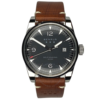 Benrus Classic Automatic Black Dial Mens Watch C2-P-BK-LBR 1