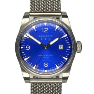 Benrus Classic Automatic Blue Dial Mens Watch C3-SA-BL-SM 1