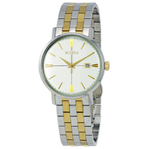 Bulova Classic Cream Dial Mens Watch 98B255 1