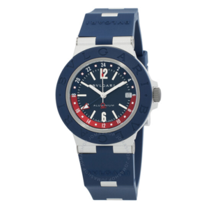 Bvlgari Aluminium Pepsi Automatic Blue Dial Mens Watch 103554 1