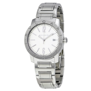 Bvlgari Bvlgari Automatic Silvered Opalin Dial Mens Watch 102110 1