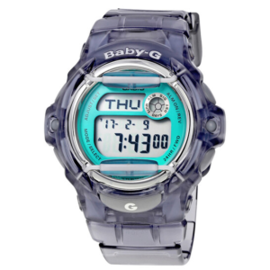 Casio Grey Transparent Resin Ladies Watch BG169R-8B 1