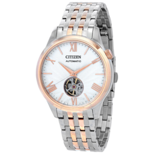 Citizen Automatic White Dial Two-Tone Mens Watch NH9136-88A 1