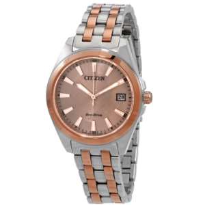 Citizen Eco-Drive Rose Dial Two-tone Ladies Watch EO1226-59X 1