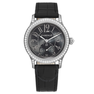 Faberge Agathon Automatic Black Dial Ladies Watch FAB-200 1