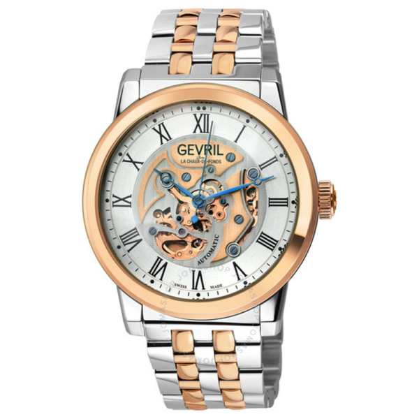 Gevril Vanderbilt Silver-tone Dial Mens Watch 22693B 1