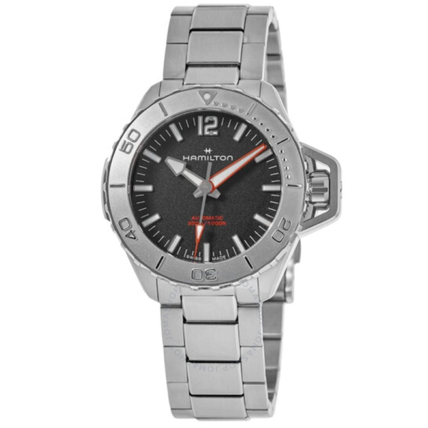 Hamilton Automatic Black Dial Watch H77485130 1