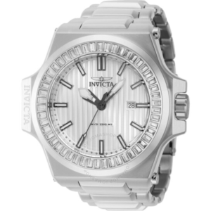 Invicta Akula Quartz Crystal Silver Dial Mens Watch 43381 1