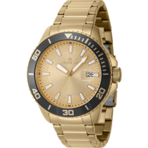 Invicta Pro Diver Quartz Gold Dial Mens Watch 46069 1