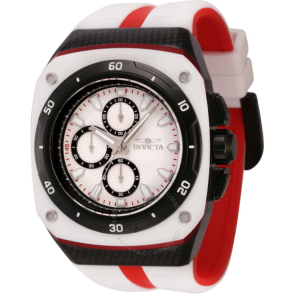 Invicta Speedway Chronograph Quartz White Dial Mens Watch 46109 1