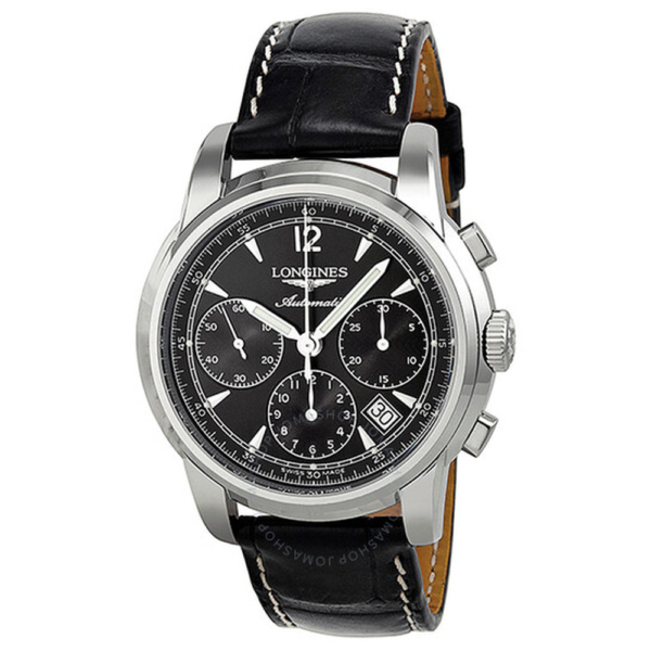 Longines Chronograph Black Dial Mens Watch L2.752.4.52.3 1