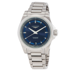 Longines Conquest Automatic Diamond Blue Dial Unisex Watch L3.430.4.97.6 1