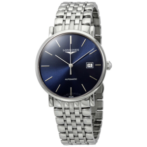 Longines Elegant Blue Dial Automatic Mens Watch L49104926 1