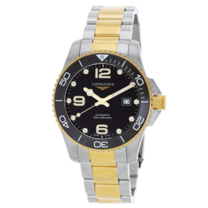 Longines HydroConquest Automatic Black Dial Mens Watch L37823567 1