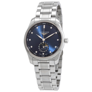 Longines Master Automatic Diamond Blue Dial Mens Watch L29094976 1