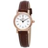 Mathey-Tissot City White Dial Brown Leather Ladies Watch D31186PG 1