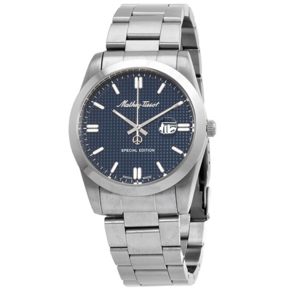 Mathey-Tissot Mathy Chess Quartz Blue Dial Mens Watch H452ABU 1