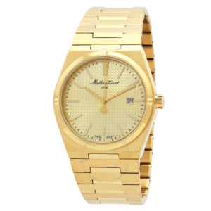 Mathey-Tissot Quartz Gold Dial Mens Watch H117PDI 1