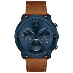 Movado Bold Chronograph Ink Blue Dial Mens Watch 3600476 1