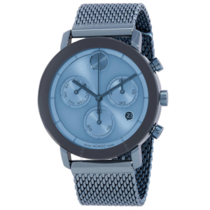 Movado Bold Chronograph Quartz Blue Dial Mens Watch 3600809 1