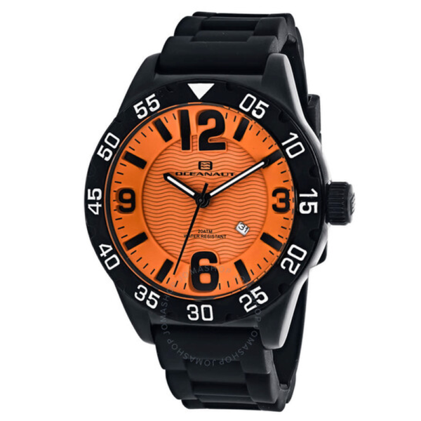 Oceanaut Aqua One Quartz Orange Dial Mens Watch OC2712 1