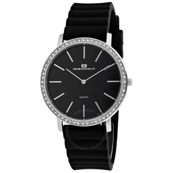 Oceanaut Ripple Quartz Black Dial Ladies Watch OC0261 1