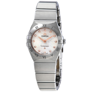 Omega Constellation Manhattan Diamond Silver Dial Ladies Watch 131.10.25.60.52.001 1