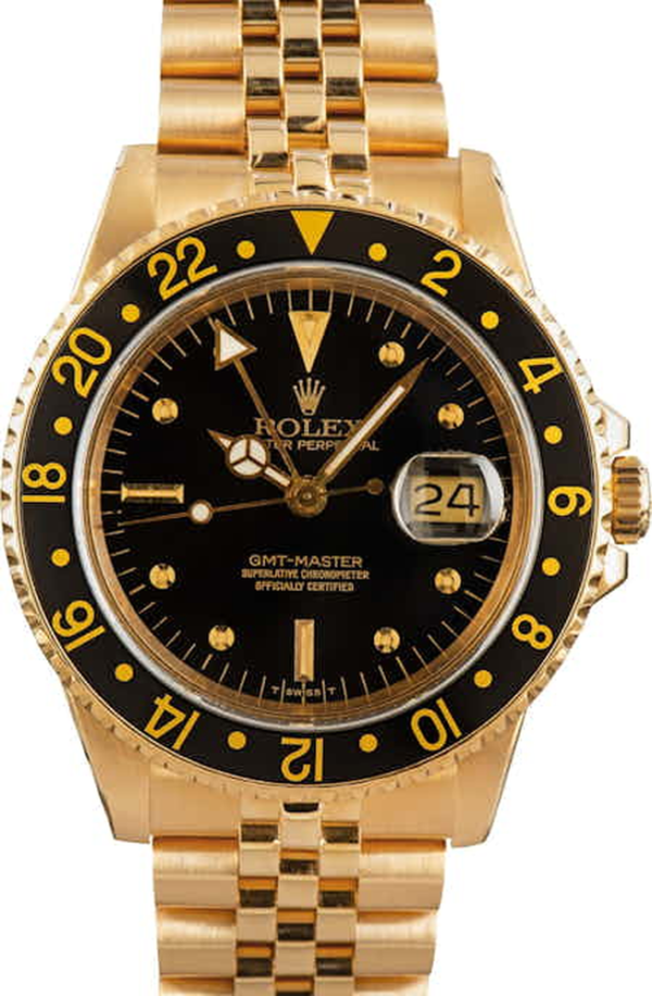 Rolex GMT-Master 16758 18K Yellow Gold Jubilee 1