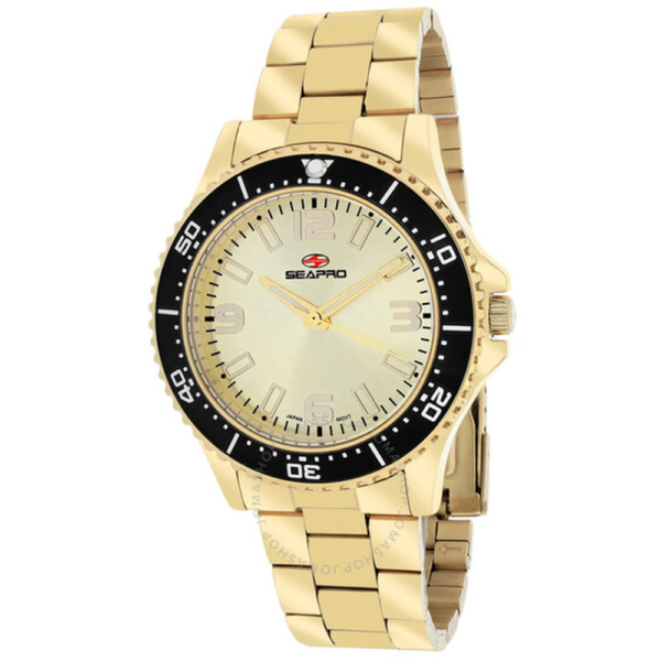 Seapro Tideway Quartz Gold Dial Ladies Watch SP5413 1