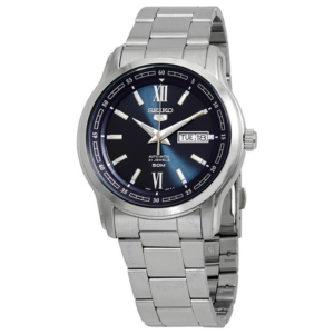 Seiko Automatic Blue Dial Stainless Steel Mens Watch SNKP17K1S 1