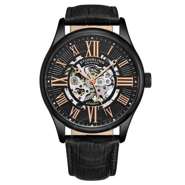 Stuhrling Original Legacy Black Dial Mens Watch M15727 1