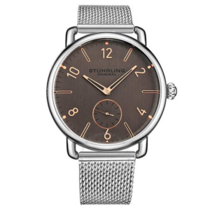 Stuhrling Original Symphony Brown Dial Mens Watch M15712 1