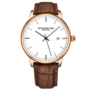 Stuhrling Original Symphony Quartz White Dial Mens Watch M16737 1