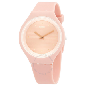 Swatch Skinskin Quartz Pink Dial Ladies Watch SVUT100 1