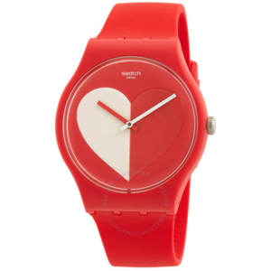 Swatch Valentines Day Quartz Red Dial Unisex Watch SO29Z112 1