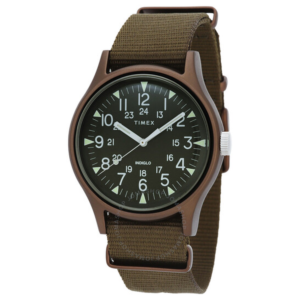 Timex MK1 Quartz Green Dial Mens Watch TW2R37500 1