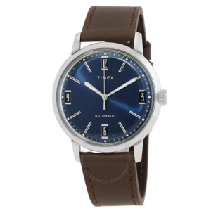 Timex Marlin Automatic Blue Dial Mens Watch TW2V44500 1