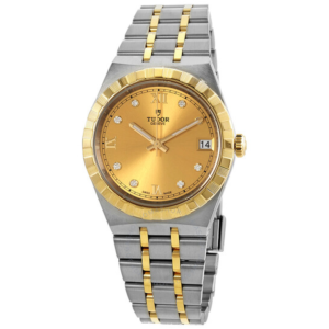 Tudor Royal Automatic Diamond Champagne Dial Watch M28403-0006 1